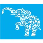 Stencil Litocart 25x20 LSG-110 Elefante Arabescos