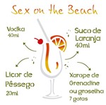 Stencil OPA 30,5x30,5 2198 Drink Sex On The Beach