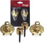 Strap Lock Stagg Ssl1 Gd - Gold