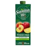 Suco de Pêssego e Maçã 100% 1L - Suvalan