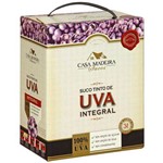Suco de Uva Integral Casa Madeira Bag In Box 3l
