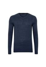 Suéter Tricot Gola V Azul Plus P
