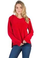 Suéter Tricot Vermelho Escuro Vermelho Escuro/G