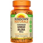 Sundown Naturals Ginkgo Biloba Standardized Extract -- 60 Mg - 100 Tablets