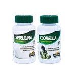 Sunflower Box Microalga - Chlorella + Spirulina (absorção Clorofila + Vitamina B12)