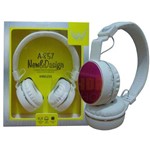 Super Fone de Ouvido Stereo Bluetooth A-857- Altomex Branco