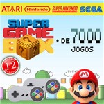 Super Game Box Game Retrô com 2 Controles de Super Nintendo