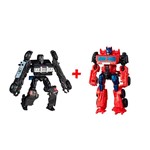 Super Kit Transformers Barricade e Optimus Prime - Hasbro