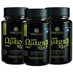 Super Ômega 3 Kit com 3 Frascos - Essential Nutrition