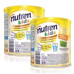 Suplemento Alimentar Nestlé Nutren Kids Baunilha 350g 2 Unidades