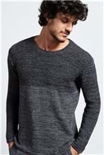 Sweater Tricot Deep Binado Preto G