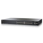 Switch 24p Cisco Sf-200 Slm224pt-na 24p Poe + 2p Sfp Combo