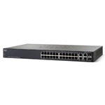 Switch 28p Cisco Srw224g4p-K9-Br - Gerenciável, Poe, 24 Portas 100 2 Gigabit 2 Sfp