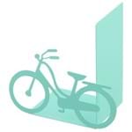 Symbol Aparador de Livros Bicicleta Menta