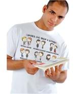 T-shirt Amor que Vale a Leitura Branca