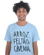 T-shirt Arroz, Feijão e Cinema Azul