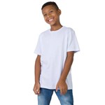 T-shirt Basica Comfort Infantil Masculino Branco Taco