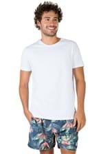T-Shirt Básica Fit Prêmium Branco BRANCO/P
