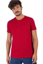 T-Shirt Básica Flamê Fit Premium Vermelho Escuro Vermelho Escuro/P