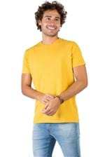 T-Shirt Básica Mescla Comfort Amarelo Escuro Amarelo Escuro/P
