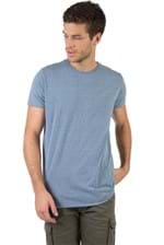 T-Shirt Básica Mescla Comfort Azul Claro Azul Claro/P