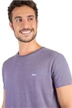 T-Shirt Básica Mescla Comfort Roxo ROXO/P