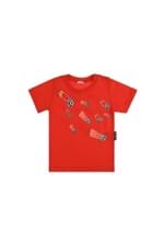 T-shirt Bebê Cometa M - Vermelho