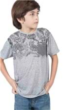 T-Shirt com Bolso Estampada Infantil Masculino Cinza CINZA/04