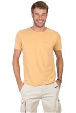 T-Shirt com Bolso Premium Mostarda Mostarda/P