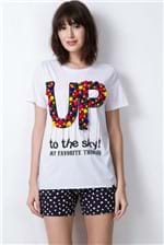 T-shirt com Detalhe Myft Pompom - Branco