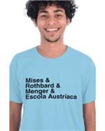 T-shirt Escola Austríaca Azul