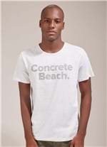 T-shirt Especial Silk Concrete Beach BRANCO G