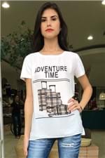 T-shirt Estampa Aventure Time Viscolycra - P