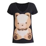 T-shirt Estampa Teddy Bear Preta M