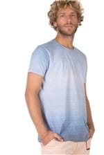 T-Shirt Estampada Azul Claro Azul Claro/P