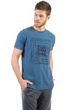 T-Shirt Estampada Flamê Azul AZUL/P