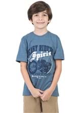 T-Shirt Estampada Infantil Masculino Azul Petróleo Azul Petróleo/04