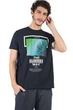T-Shirt Estampada The Summer Way Preto PRETO/P
