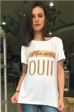 T-shirt Estampado Oui Madame Viscolycra - P