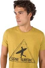 T-Shirt Fit Estampada Amarelo Escuro Amarelo Escuro/P