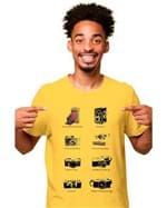 T-shirt Fotográficas (Di)Versas Amarela