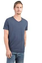 T-Shirt Gola V Básica Mescla Azul Jeans Azul Jeans/P
