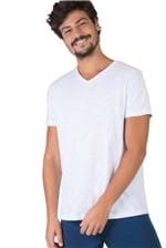 T-Shirt Gola V Flamê Fit Premium Branco BRANCO/P