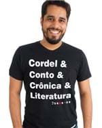 T-shirt Helvética Poética Preta
