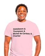 T-shirt Historiadores Helvética Rosa