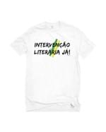 T-shirt Intervenção Literária já Branca