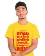 T-shirt Literária Ser o Mesmo e Ser Outro Amarela