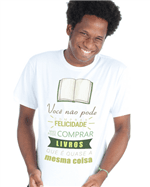 T-shirt Livro é Felicidade