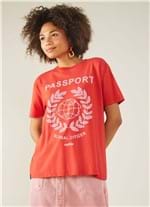 T-shirt Local Passport Vermelho G
