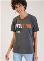 T-shirt Local Revolution Love Cinza G